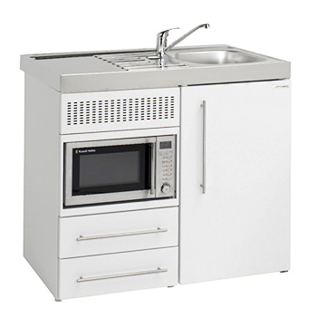 1000mm Commercial Silver Mini Kitchen without Hob